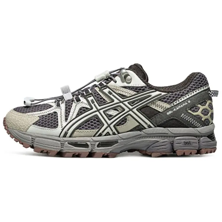 ASICS Gel Kahana 8 FL Abrasion Resistant Breathable Rebound Low top Trail Running Shoes Women's Gray Silver
