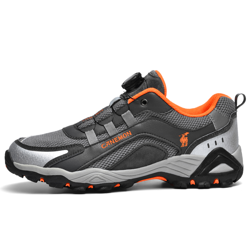 LINGHANGLUOTUO Outdoor Shoes Men’s Low Top Black/Gray/Blue/Sand