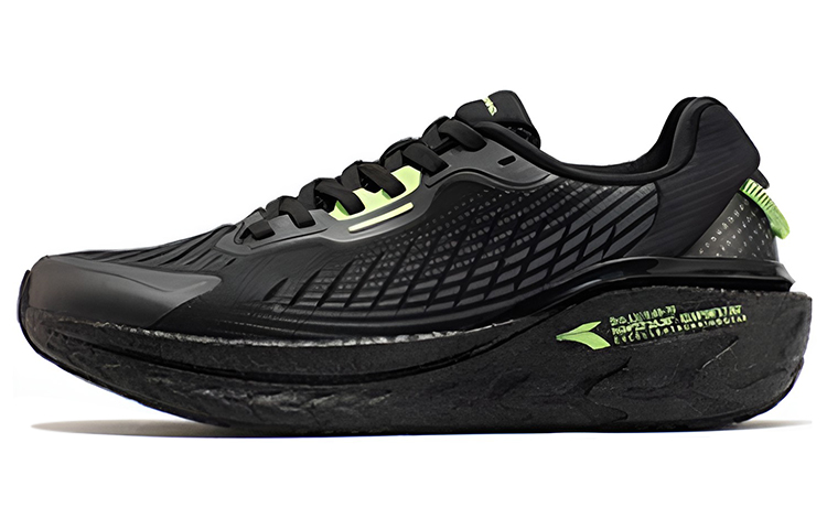 361° BOUND AIR 2.0 Abrasion Resistant Low top Running Shoes Men’s Black Green