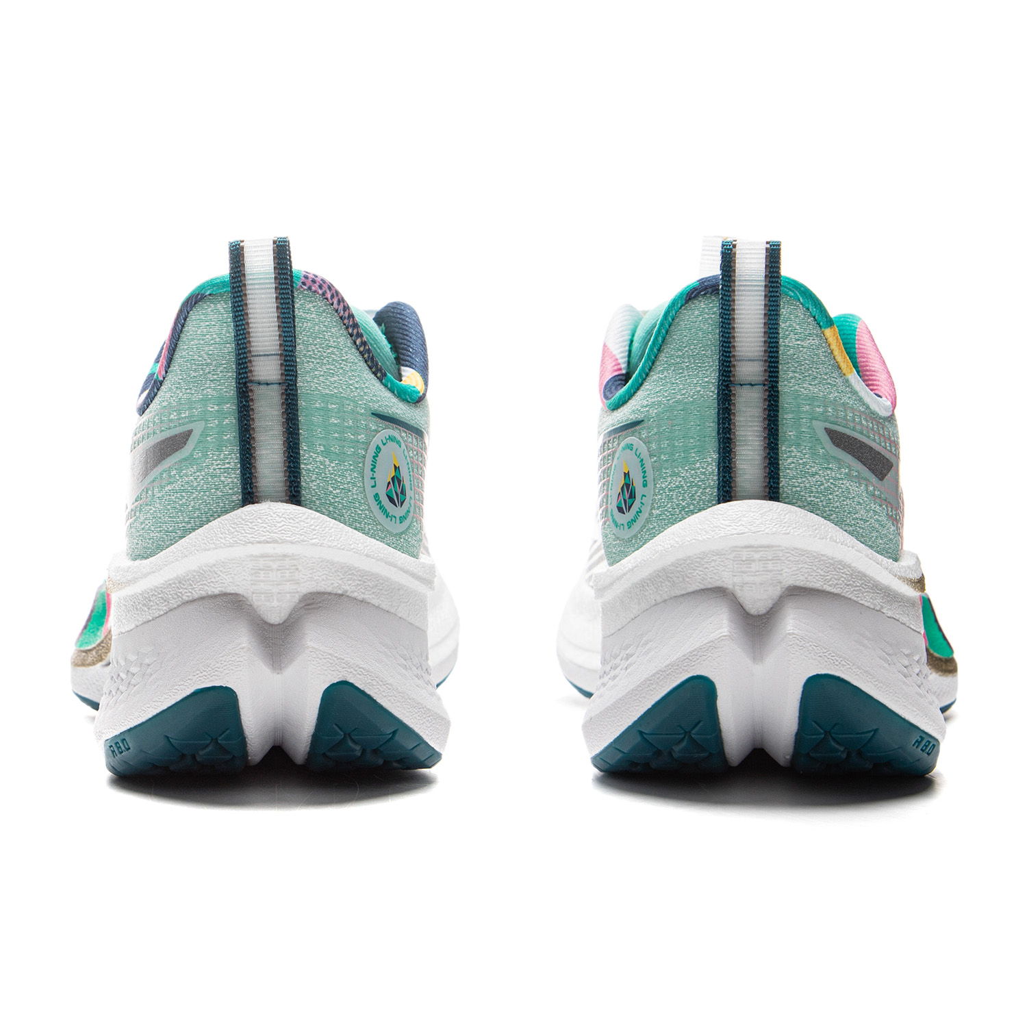 Li Ning Red Hare 7 Pro Cushioning Slip Resistant Abrasion Resistant Low top Running Shoes Women’s White Green
