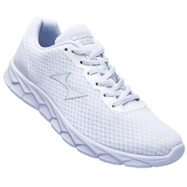 HEALTH Cushioning Abrasion Resistant Cushioning, Wear Resistant Low top Running Shoes Men’s White