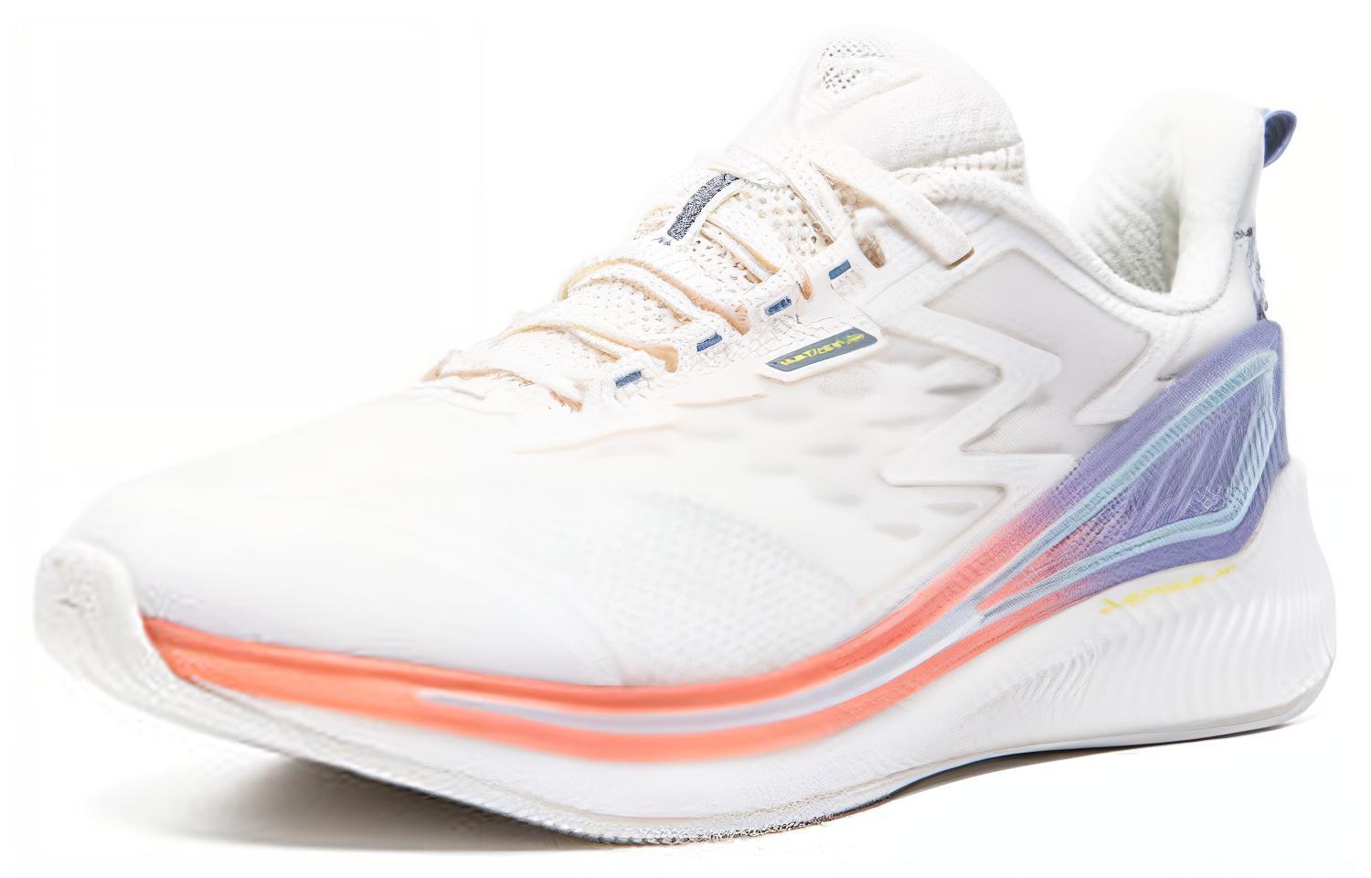 361° Night Shadows Cushioning Slip Resistant Abrasion Resistant Low top Running Shoes Women’s White Blue Orange