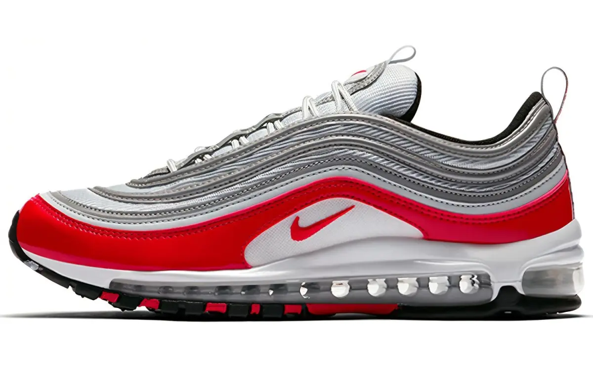 Nike Air Max 97 Pure Platinum University Red