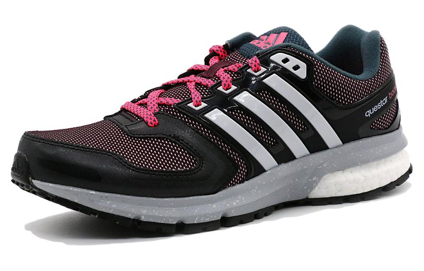 Adidas Cushioning Low top Running Shoes Women’s Black Pink