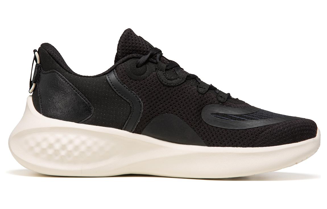 Li Ning Comfortable Abrasion Resistant Breathable Low top Running Shoes Men’s Black