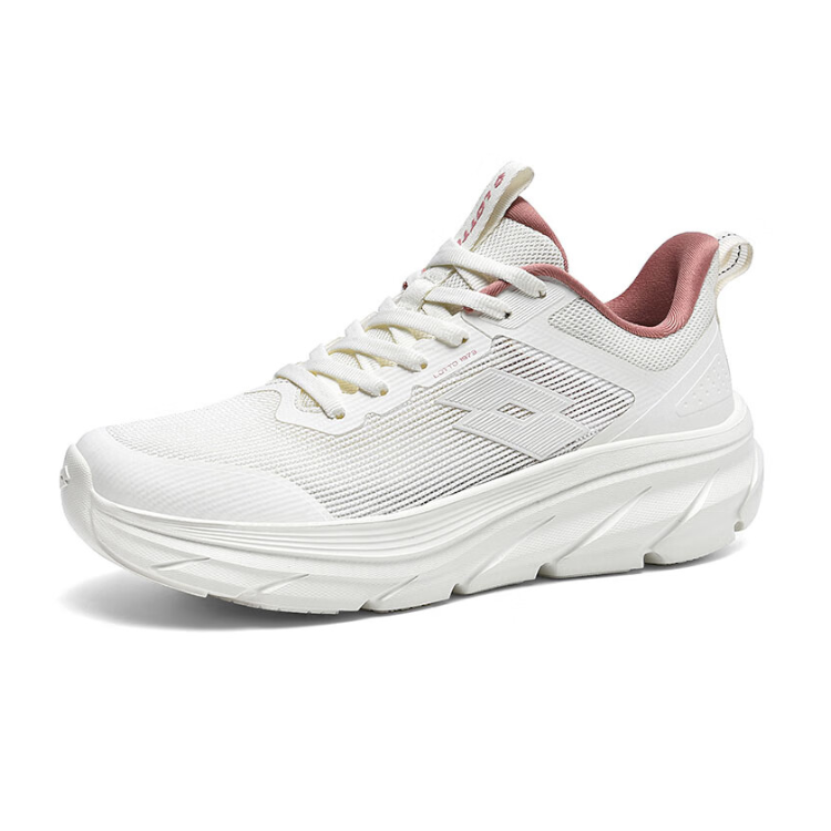 LOTTO Textile, TPU Cushioning, Wear Resistant Low top Running Shoes Women’s White