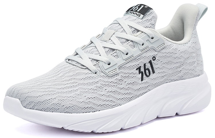 361° Athleisure Cushioning, Wear Resistant Low top Running Shoes Men’s Photon Gray Obsidian Black