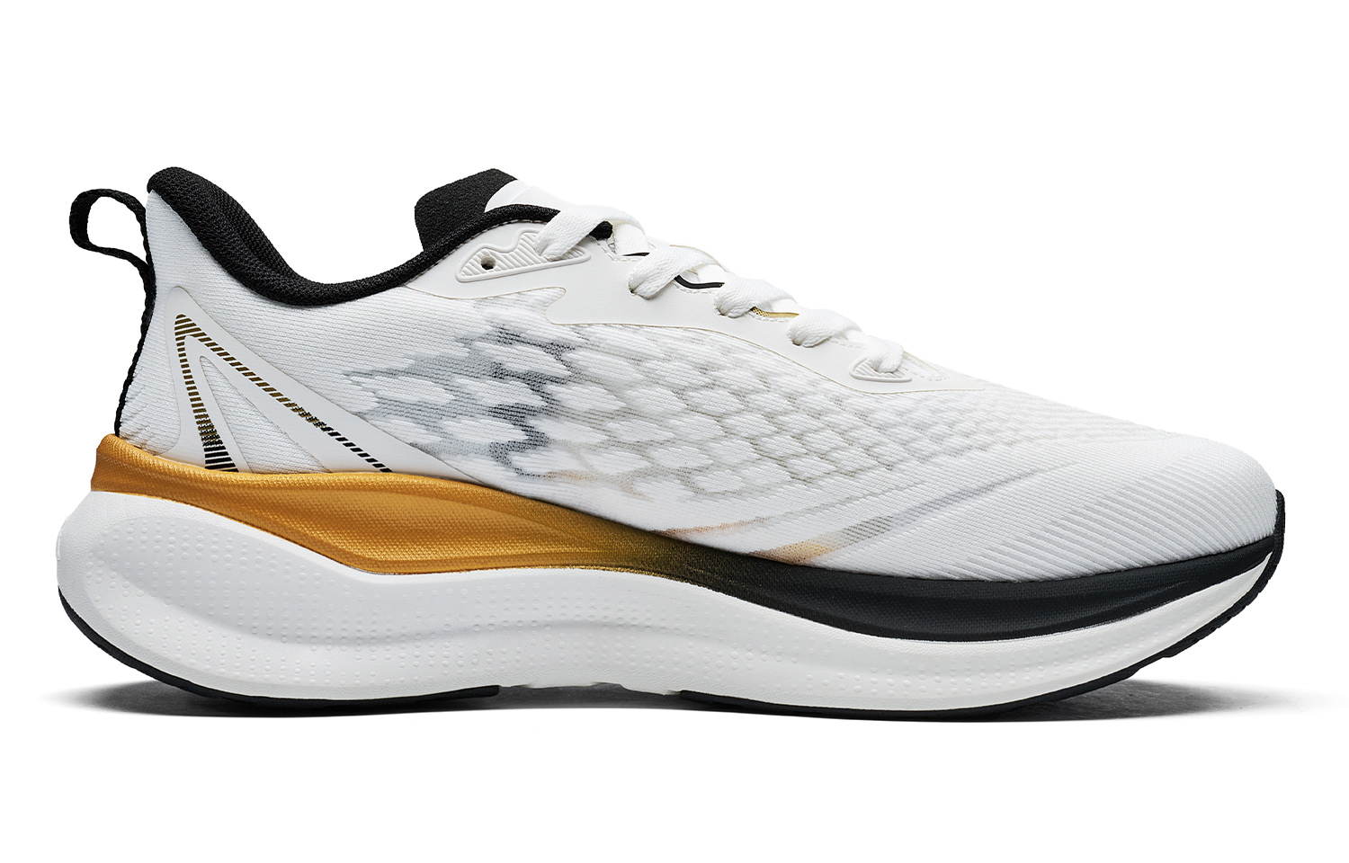 Kappa Abrasion Resistant Low top Casual Running Shoes Unisex White Gold