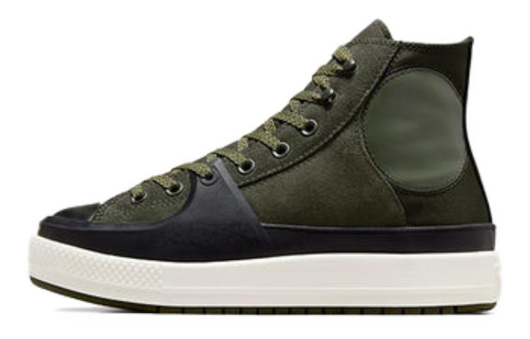 Кеды Converse All Star (черно-зеленые)