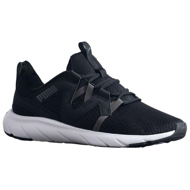 PUMA Slip Resistant Abrasion Resistant Slip Resistant Abrasion Resistant Low top Running Shoes Unisex Black White