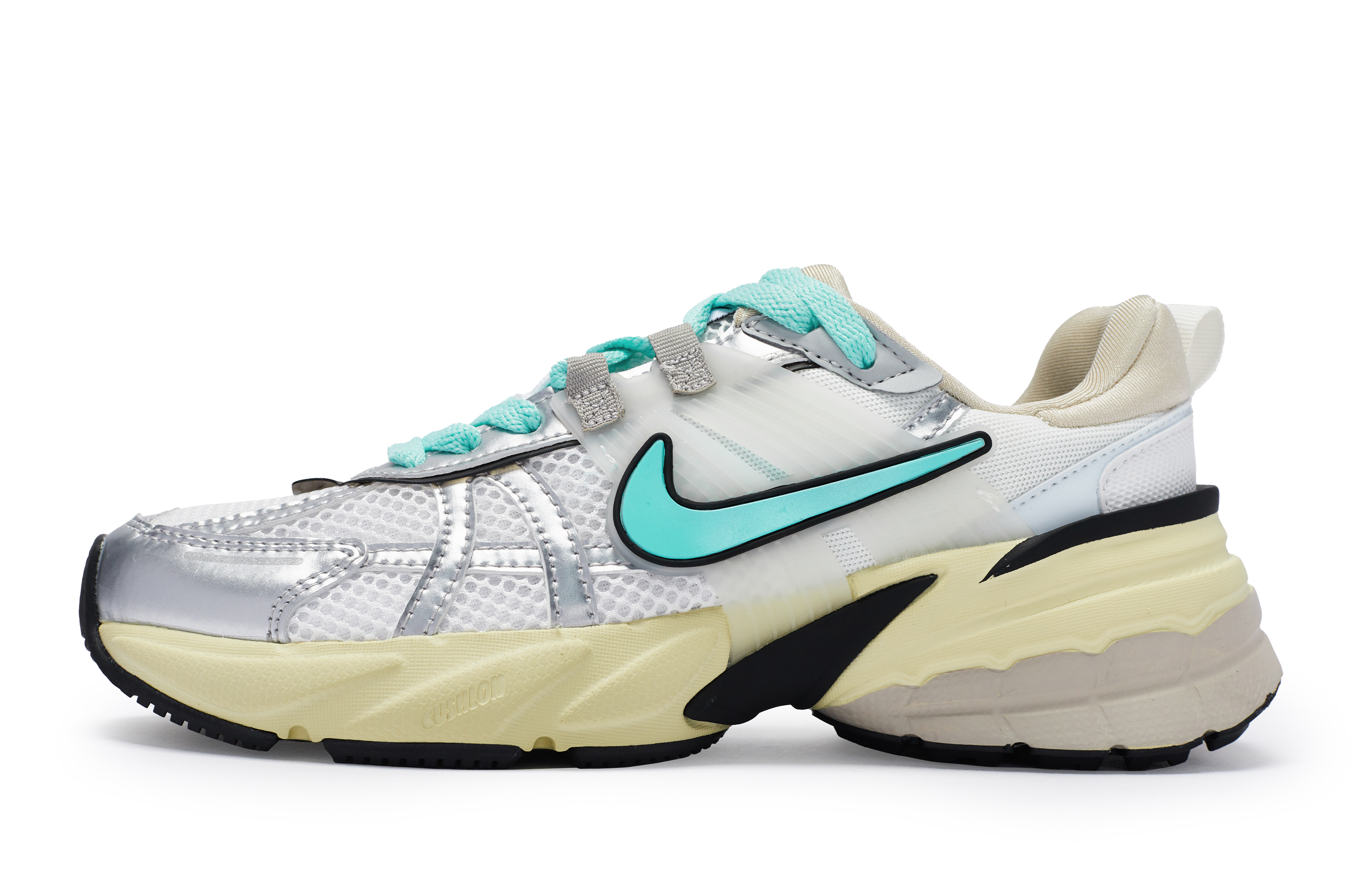 Nike V2K Run Slip Resistant And Breathable Low top Running Shoes Women’s White Blue