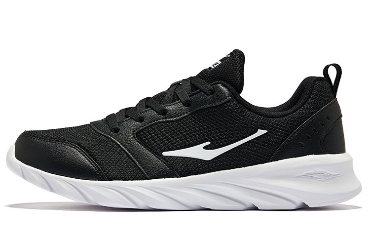 Erke Abrasion Resistant Breathable Low top Running Shoes Men’s Jet Black