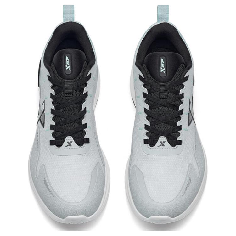XTEP Cushioning Breathable Low top Running Shoes Men’s Gray Blue