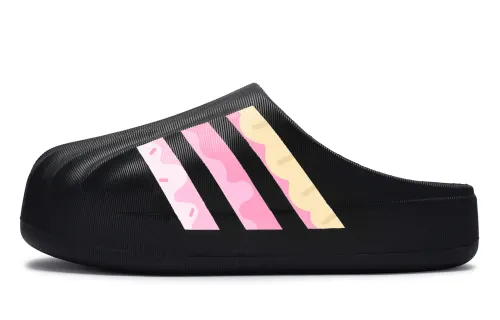 Adidas Originals AdiFOM Superstar Closed Toe Slippers Unisex Black Pink Yellow