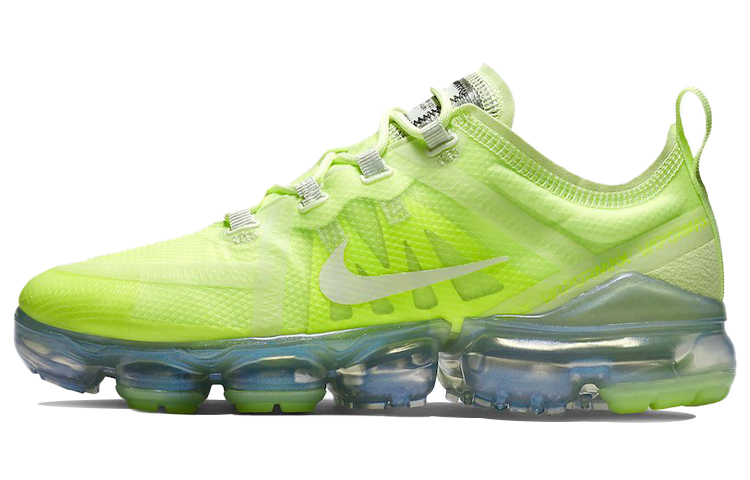 Nike VaporMax 2019 Sports Comfort Fabric Low-top Casual Running Shoes Women's Fluorescent Green