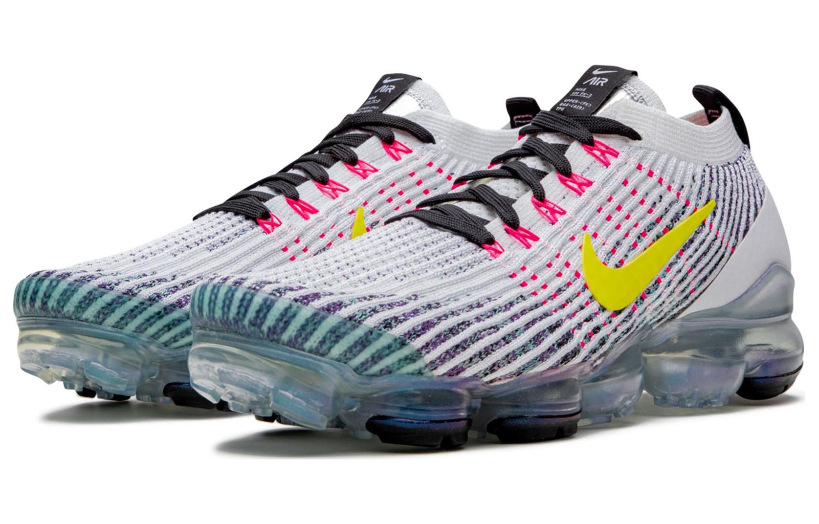 Мужские кроссовки Nike Air VaporMax 3.0 Dynamic Yellow (серебристо-желтые) — Серебристый / жёлтый — фото 3