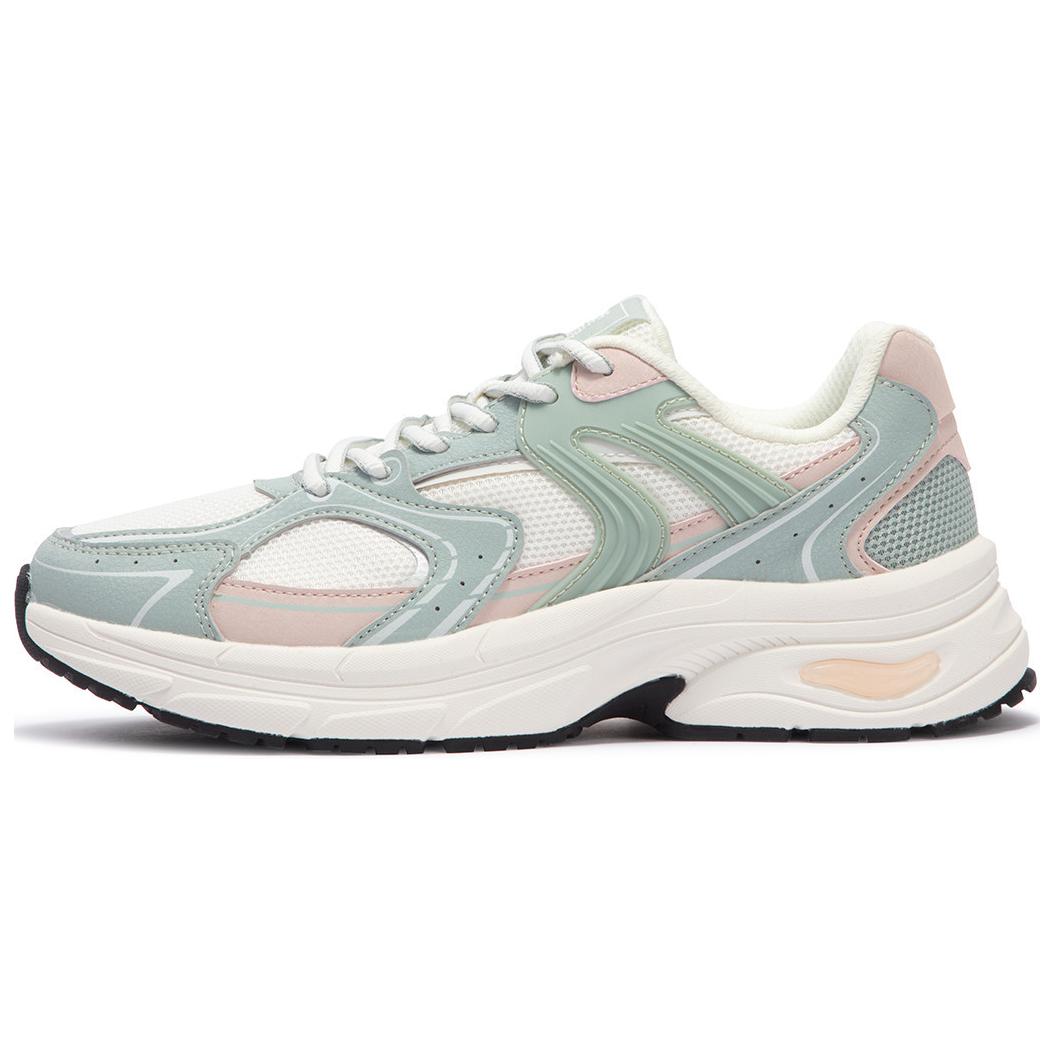 361° Abrasion Resistant Slip Resistant Low top Casual Running Shoes Women’s Green White