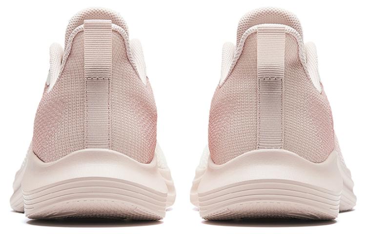 Anta Slip Resistant Abrasion Resistant Low top Running Shoes Women’s White Pink