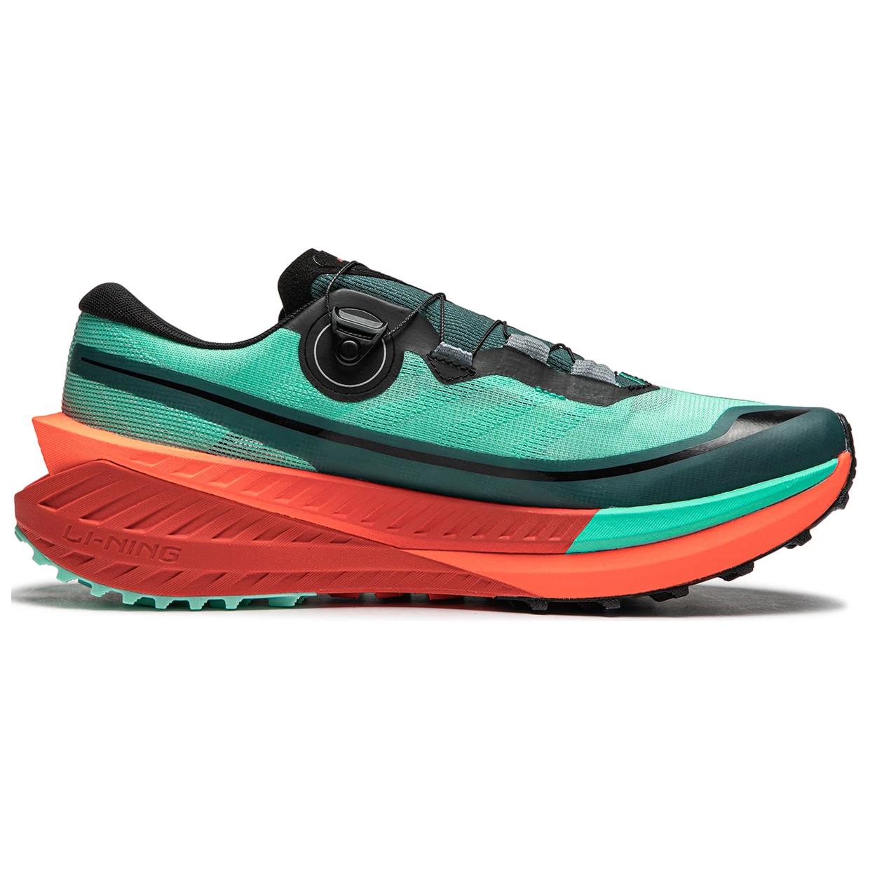 Li Ning De Lucas PRO Cushioning Slip Resistant Low top Running Shoes Men’s Black Green Orange