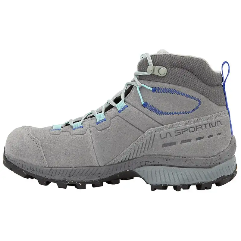 LA SPORTIVA Leather Comfortable Abrasion Resistant High top Outdoor Shoes Women's Gray