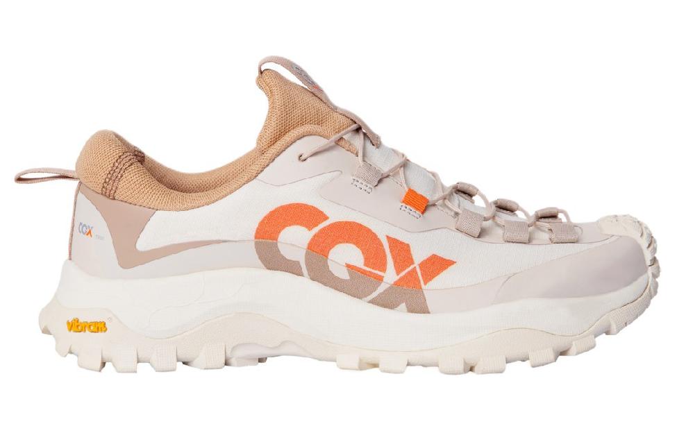 CGX Cushioning Abrasion Resistant Cushioning, Wear Resistant Low top Outdoor Shoes Women’s White Orange Brown