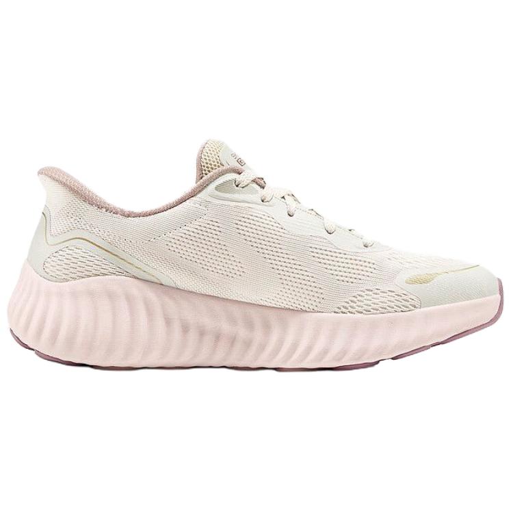 Skechers GO RUN NOW Fabric Low top Running Shoes Women’s Beige