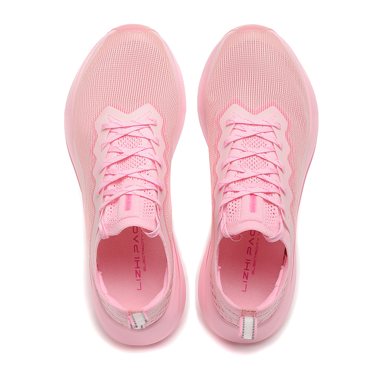 LIZHIPAO Abrasion Resistant Breathable Slip Resistant Low top Marathon Running Shoes Unisex Pink