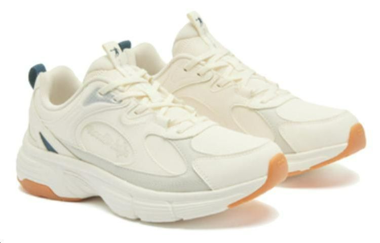 QIAODAN Cushioning, Wear Resistant Low top Running Shoes Women’s White