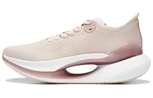 Li Ning Shadow 2 Essential Comfortable Abrasion Resistant Breathable Low top Running Shoes Women's Gray Pink