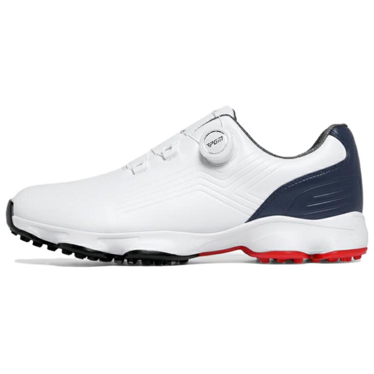 PGM Slip Resistant Abrasion Resistant Low top Golf Shoes Men’s White Blue