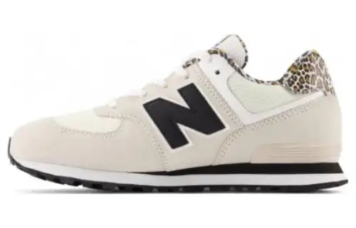 New Balance 574 Shoes 'Beige Black White' Women's