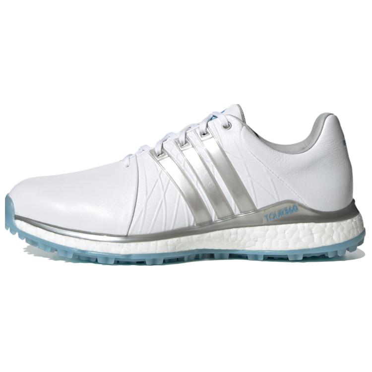 Adidas Tour360 XT SL Cushioning Slip Resistant Low top Golf Shoes Women's White Silver Blue