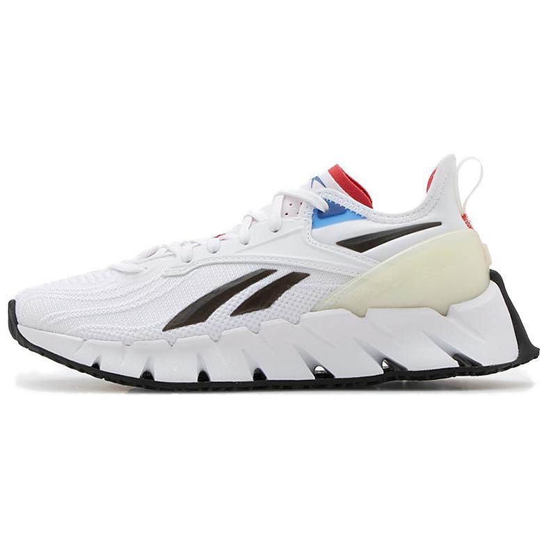 Reebok Zig Kinetica Comfortable And Trendy Low top Running Shoes Unisex White Black