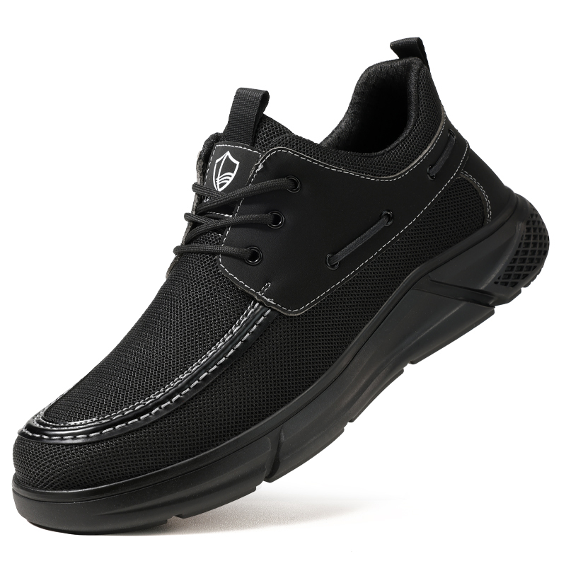 LANOUDUN Abrasion Resistant Impact Resistant Low top Outdoor Shoes Unisex Black