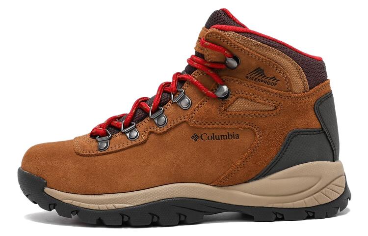 Columbia Hiking Comfortable Abrasion Resistant Waterproof And Breathable Mid top Outdoor Shoes Women’s Khaki