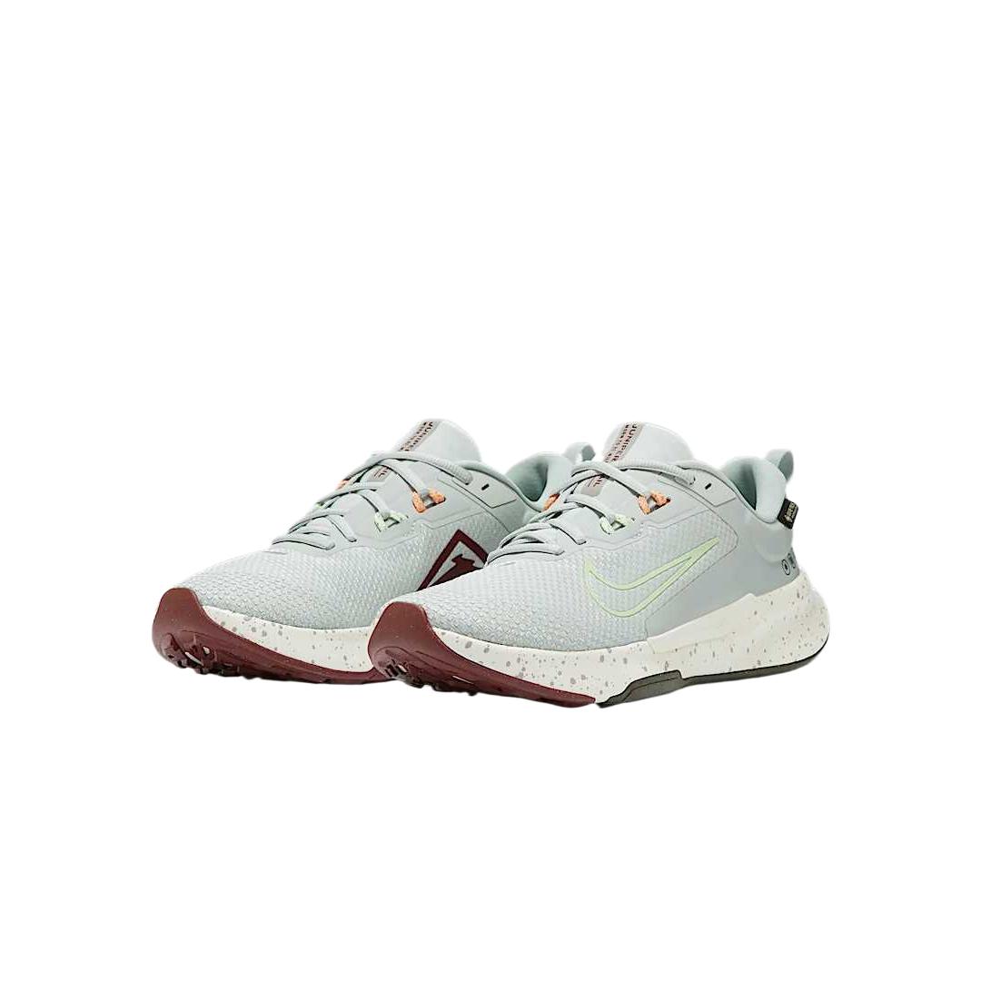 Nike Juniper Trail 2 Cushioning Waterproof Low top Running Shoes Men’s Light Gray Green