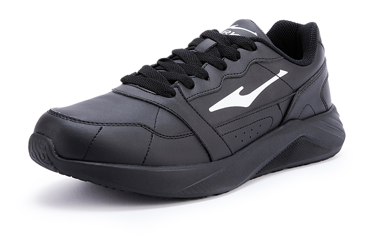 Erke Abrasion Resistant Abrasion Resistant Low top Running Shoes Men’s Jet Black