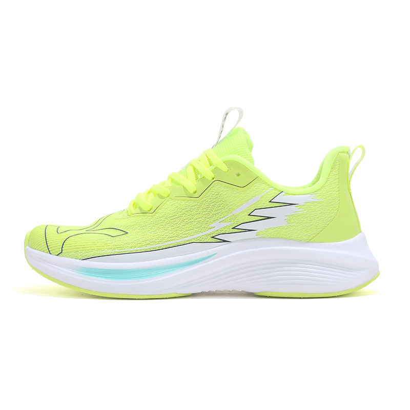 KVIV Cushioning, Slip Resistant, Breathable, And Lightweight Coverage Running Shoes Unisex Neon Green