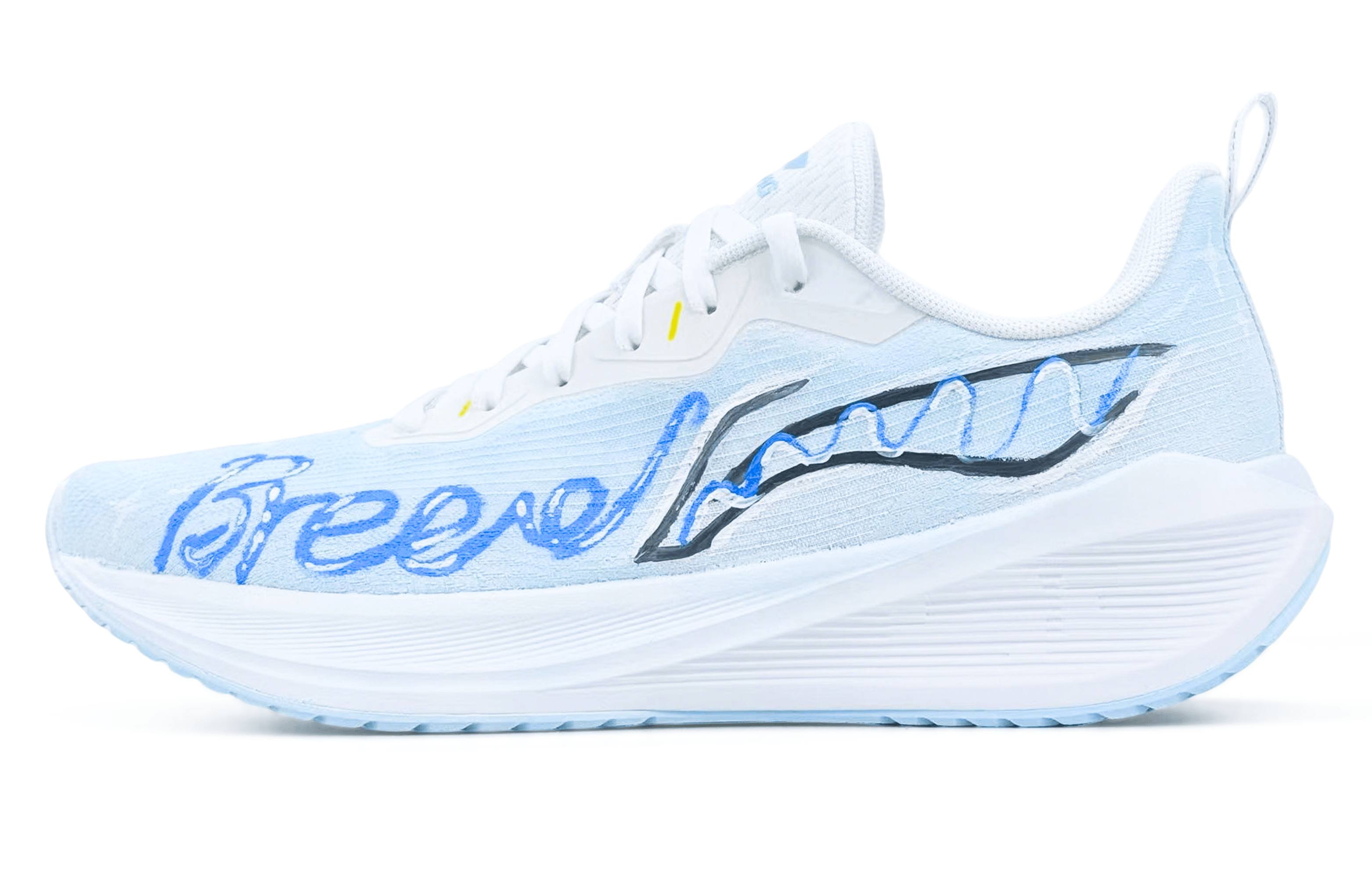 Li Ning Wuyue Abrasion Resistant, Breathable, Slip Resistant Low top Casual Training Running Shoes Men’s Blue Pink