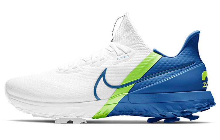Nike Air Zoom Infinity Tour White Volt Baseball Blue