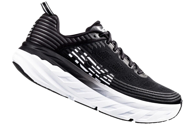 HOKA ONE ONE Bondi 6 Black White