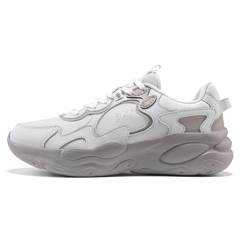 361° Yunshu Low top Casual Running Shoes Women’s Antarctic Gray Shale Gray
