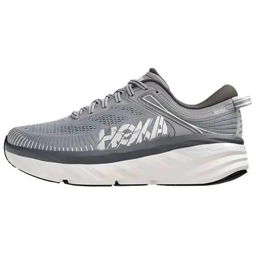 HOKA ONE ONE Bondi 7 Running Shoes Men's Low Top Gray