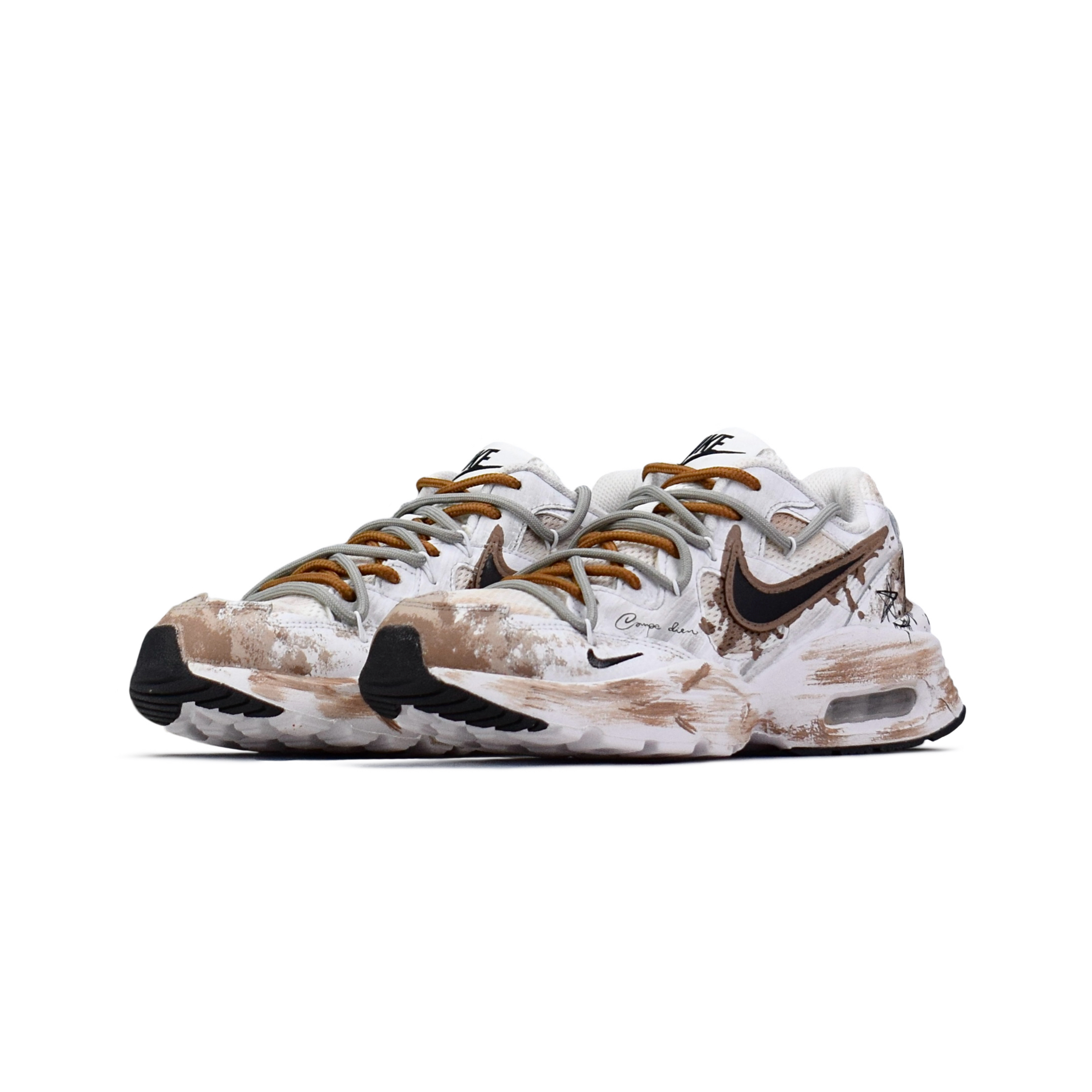 Nike Air Max Fusion Low top Casual City Commuting Running Shoes Women’s Light Brown