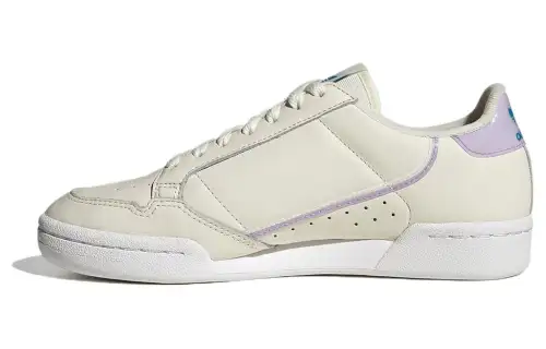 Adidas Originals Continental 80+1 Cushioning, Wear Resistant Low top Skateboard Shoes Women's Ecru