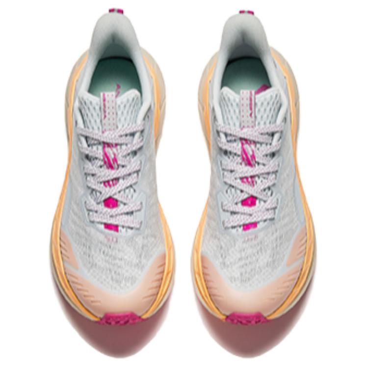 Anta Comfortable And Breathable Abrasion Resistant Low top Running Shoes Women’s Gray Orange