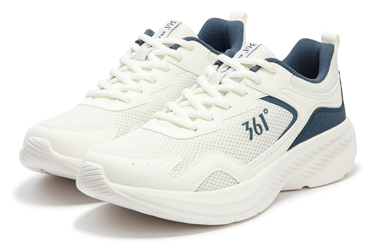 361° Blade Leaf 2.0 Cushioning Slip Resistant Abrasion Resistant Breathable Low top Running Shoes Men’s Nostalgic Blue