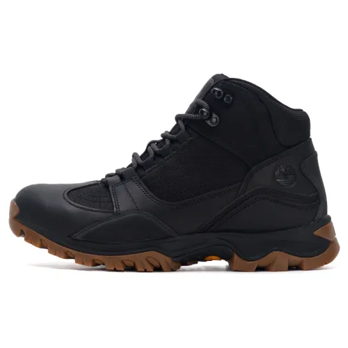 Timberland Mt. Maddsen Mid Lace Up Hiking Boot 'Black Full Grain'