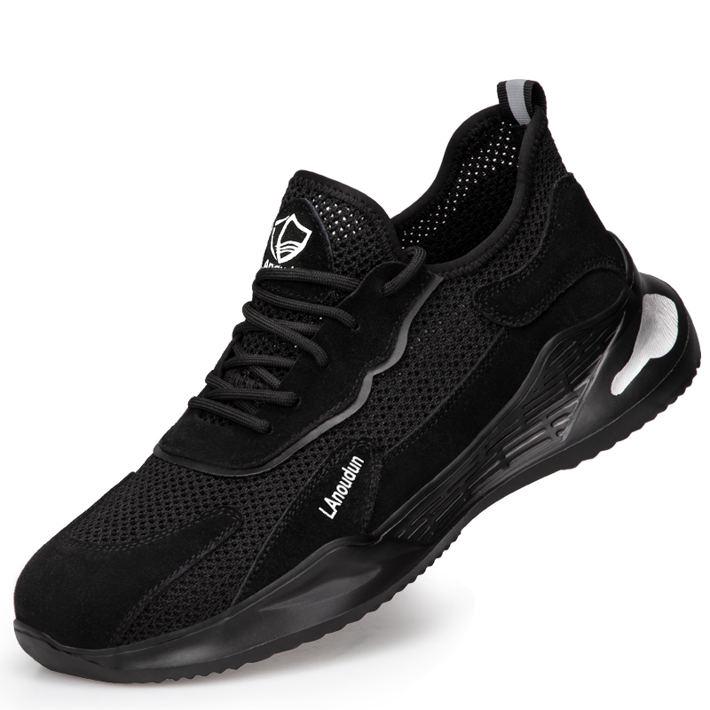 LANOUDUN Quick Dry Lightweight Low top Outdoor Shoes Unisex Black