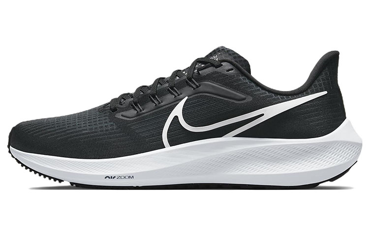 Nike Air Zoom Pegasus 39 Marathon Low Top Casual Running Shoes Men's Black and White